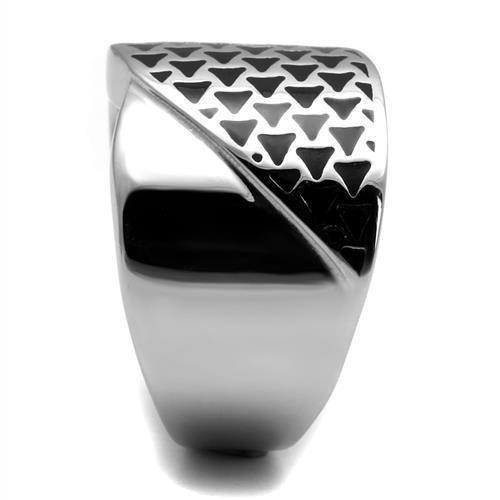 Silver Womens Ring Anillo Para Mujer 316L Stainless Steel Ring with Epoxy Treviso - Jewelry Store by Erik Rayo