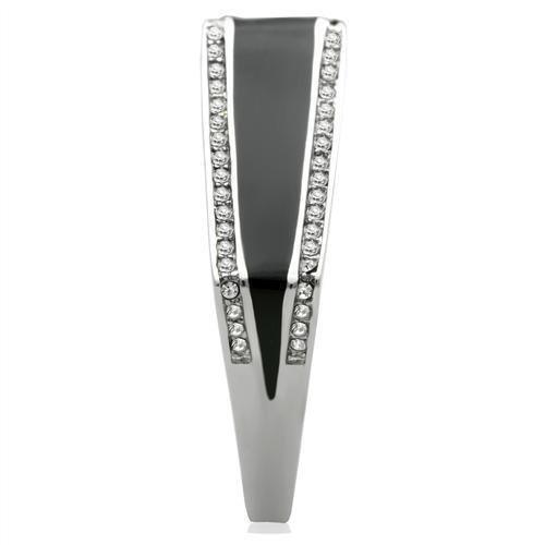 Silver Womens Ring Anillo Para Mujer 316L Stainless Steel Ring with Top Grade Crystal Forio - Jewelry Store by Erik Rayo