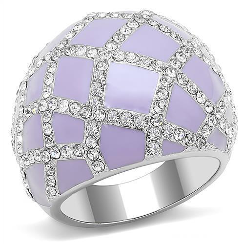 Silver Womens Ring Anillo Para Mujer 316L Stainless Steel Ring with Top Grade Crystal Marche - Jewelry Store by Erik Rayo