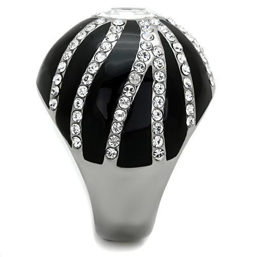 Silver Womens Ring Anillo Para Mujer 316L Stainless Steel Ring with Top Grade Crystal Teramo - Jewelry Store by Erik Rayo