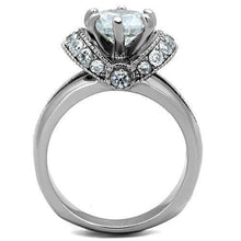 Load image into Gallery viewer, Silver Womens Ring Anillo Para Mujer Stainless Steel Ring Beirut Clear - Jewelry Store by Erik Rayo
