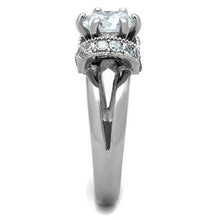 Load image into Gallery viewer, Silver Womens Ring Anillo Para Mujer Stainless Steel Ring Beirut Clear - Jewelry Store by Erik Rayo
