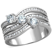 Load image into Gallery viewer, Silver Womens Ring Anillo Para Mujer Stainless Steel Ring Fortaleza - Jewelry Store by Erik Rayo
