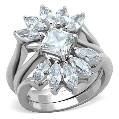 Silver Womens Ring Anillo Para Mujer Stainless Steel Ring Houston - Jewelry Store by Erik Rayo