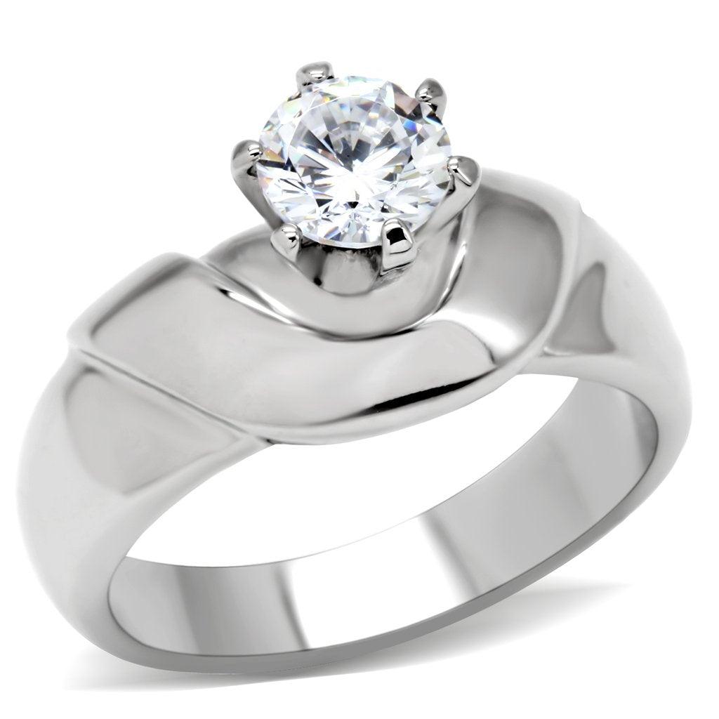 Silver Womens Ring Anillo Para Mujer Stainless Steel Ring Kano - Jewelry Store by Erik Rayo