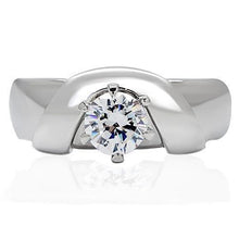 Load image into Gallery viewer, Silver Womens Ring Anillo Para Mujer Stainless Steel Ring Kano - Jewelry Store by Erik Rayo
