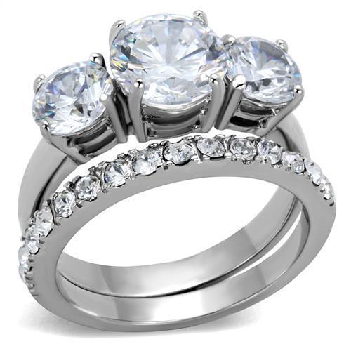 Silver Womens Ring Anillo Para Mujer Stainless Steel Ring Paris - Jewelry Store by Erik Rayo