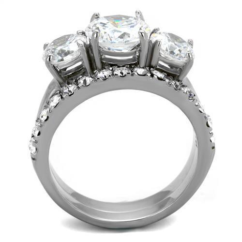 Silver Rings for Women Anillo Para Mujer Stainless Steel Ring Paris - Jewelry Store by Erik Rayo