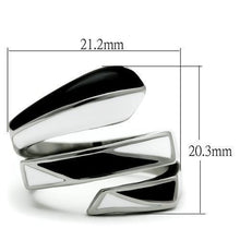 Load image into Gallery viewer, Silver Womens Ring Anillo Para Mujer Stainless Steel Ring Trento - Jewelry Store by Erik Rayo
