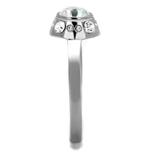 Load image into Gallery viewer, Silver Womens Ring Anillo Para Mujer Stainless Steel Ring with Top Grade Crystal Caserta - Jewelry Store by Erik Rayo
