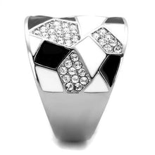 Load image into Gallery viewer, Silver Womens Ring Anillo Para Mujer Stainless Steel Ring with Top Grade Crystal Catanzaro - Jewelry Store by Erik Rayo

