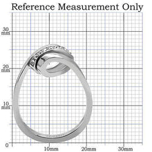 Load image into Gallery viewer, Silver Womens Ring Anillo Para Mujer Stainless Steel Ring with Top Grade Crystal Ortona - Jewelry Store by Erik Rayo
