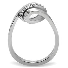 Load image into Gallery viewer, Silver Womens Ring Anillo Para Mujer Stainless Steel Ring with Top Grade Crystal Ortona - Jewelry Store by Erik Rayo
