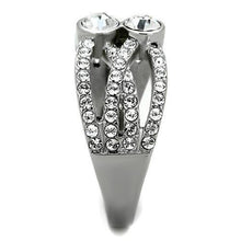 Load image into Gallery viewer, Silver Womens Ring Anillo Para Mujer Stainless Steel Ring with Top Grade Crystal Vasto - Jewelry Store by Erik Rayo
