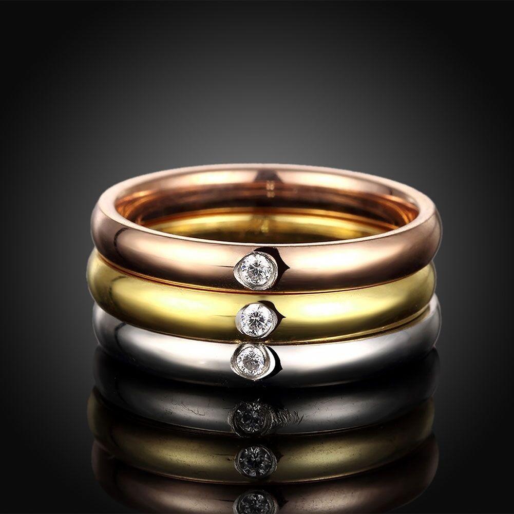 Stainless Steel Bands with Diamond Ring - Jewelry Store by Erik Rayo