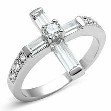 Load image into Gallery viewer, Stainless Steel Cross Zircon Faith Rings Anillo Para Mujer - Jewelry Store by Erik Rayo
