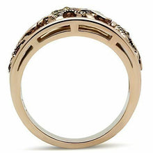 Load image into Gallery viewer, Stainless Steel Lucky Elephant Caravan Citrine Pink Rose Gold Ring - Jewelry Store by Erik Rayo
