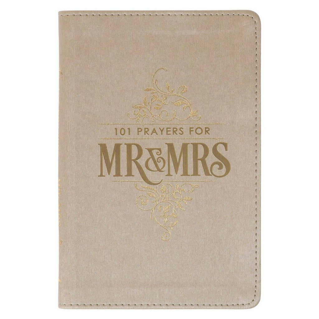 Gift Book 101 Prayers for Mr. & Mrs. Faux Leather