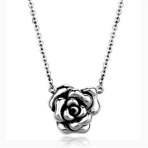 TK1932 - High polished (no plating) Stainless Steel Necklace with No Stone - Jewelry Store by Erik Rayo