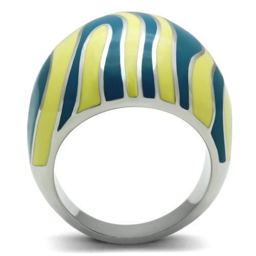 TK258 - High polished (no plating) 316L Stainless Steel Ring with No Stone - Jewelry Store by Erik Rayo