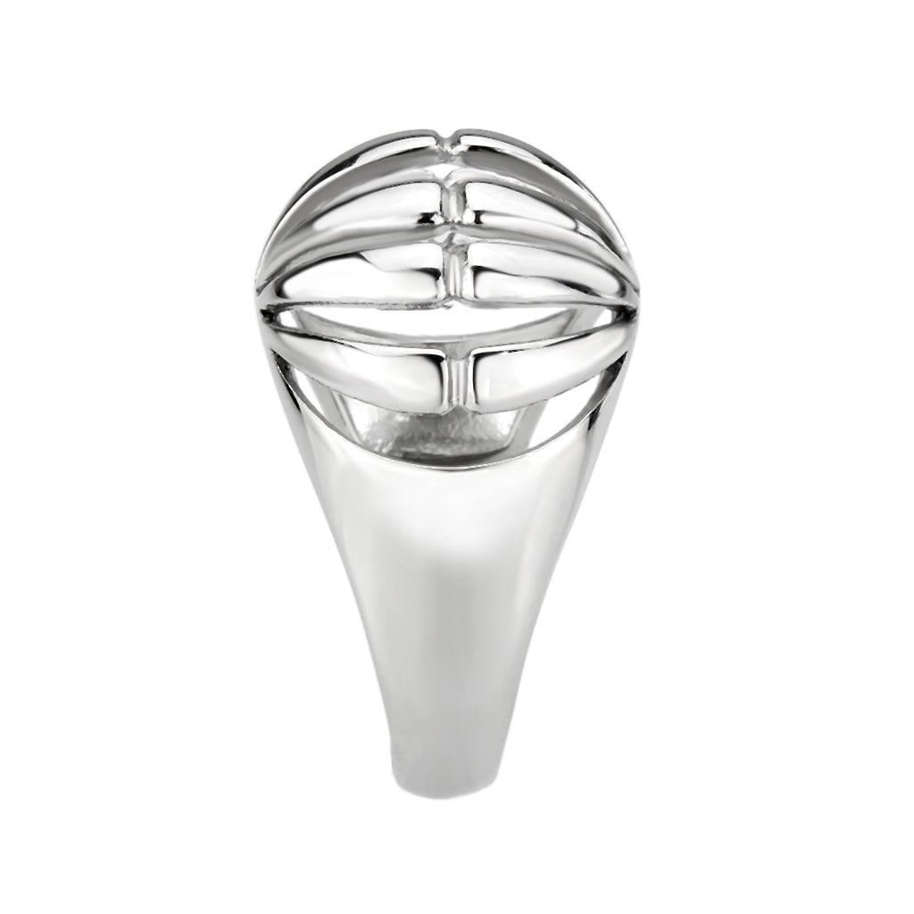 TK3732 High polished Stainless Steel Ring with NoStone in No Stone - Jewelry Store by Erik Rayo