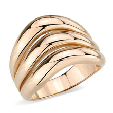 Load image into Gallery viewer, TK3799 - IP Rose Gold(Ion Plating) Stainless Steel Ring with NoStone in No Stone - Jewelry Store by Erik Rayo
