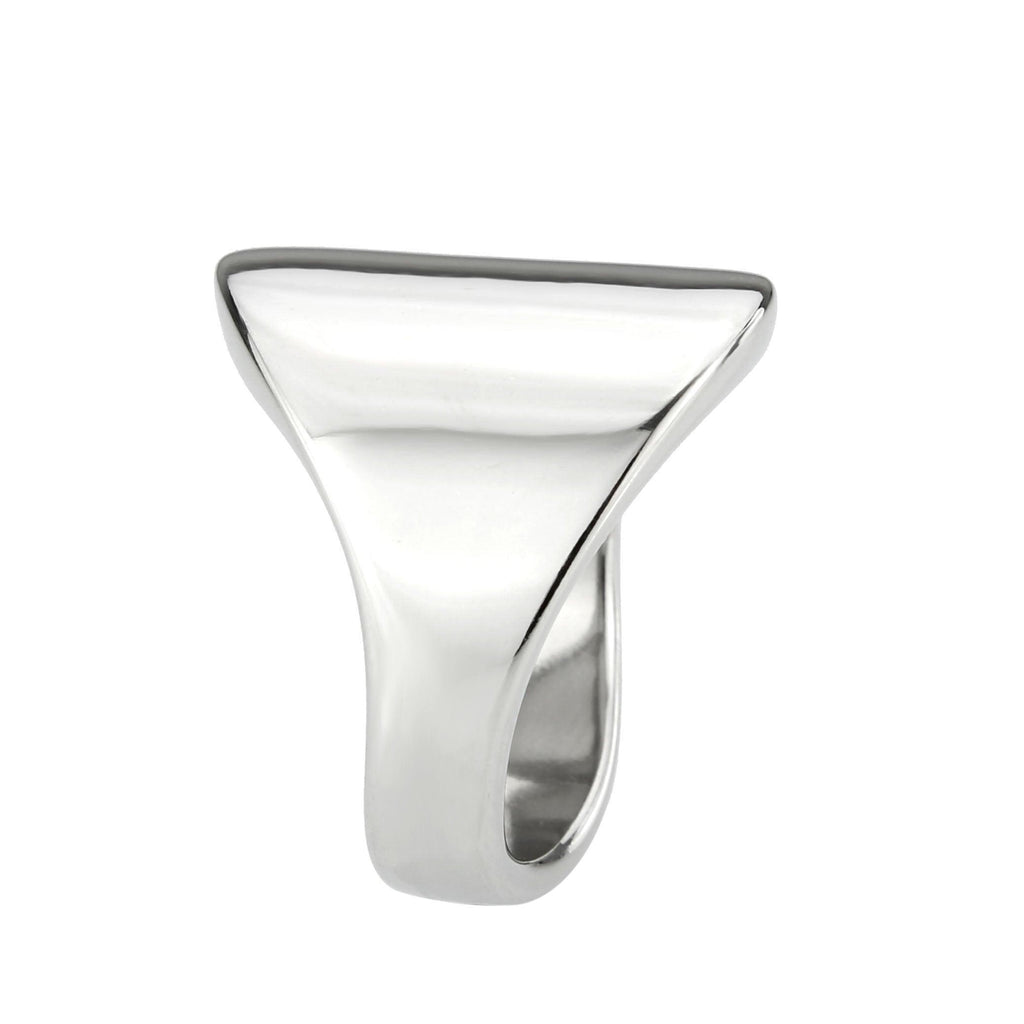 TK3801 - High polished (no plating) Stainless Steel Ring with NoStone in No Stone - Jewelry Store by Erik Rayo