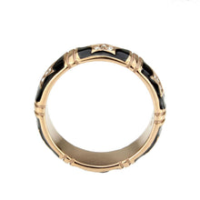 Load image into Gallery viewer, TK3826 - IP Rose Gold(Ion Plating) Stainless Steel Ring with Top Grade Crystal in Clear - Jewelry Store by Erik Rayo
