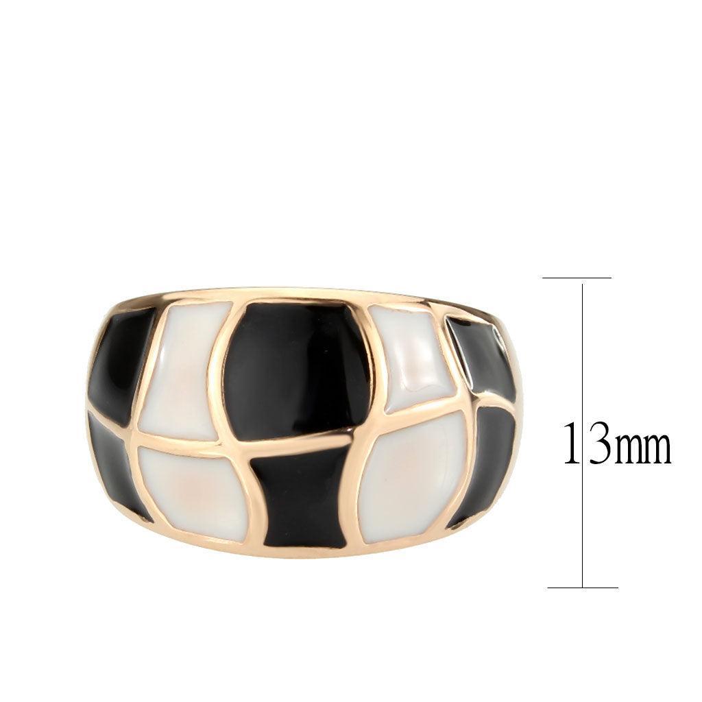 TK3827 - IP Rose Gold(Ion Plating) Stainless Steel Ring with NoStone in No Stone - Jewelry Store by Erik Rayo