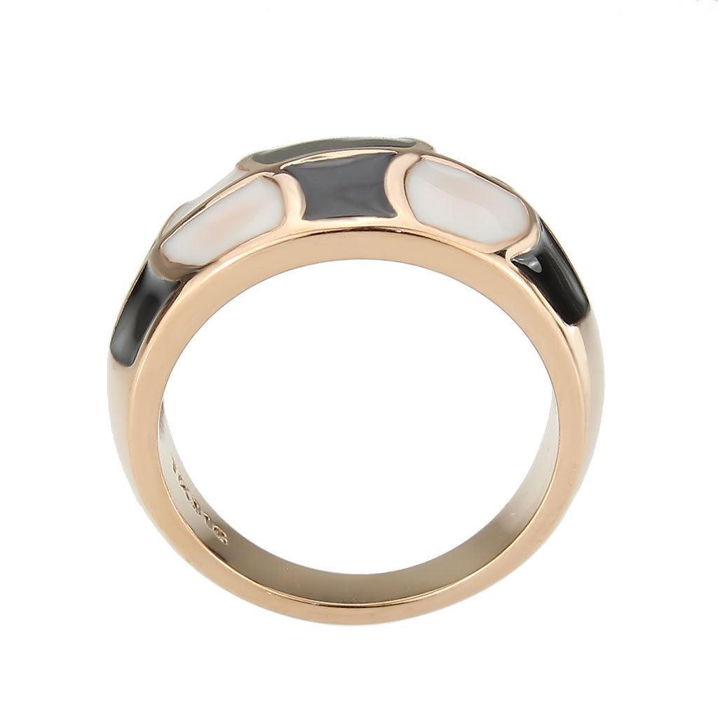 TK3827 - IP Rose Gold(Ion Plating) Stainless Steel Ring with NoStone in No Stone - Jewelry Store by Erik Rayo