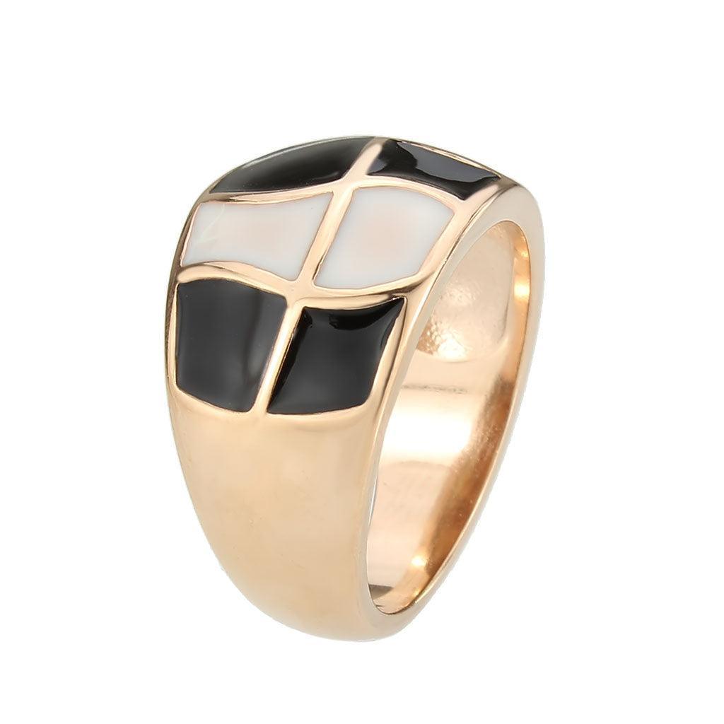 TK3827 - IP Rose Gold(Ion Plating) Stainless Steel Ring with NoStone in No Stone - Jewelry Store by Erik Rayo