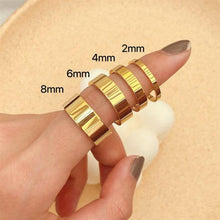 Load image into Gallery viewer, Mens Wedding Band Rings for Men Wedding Rings for Womens / Mens Rings Silver Inlay Titanium Color - Jewelry Store by Erik Rayo
