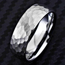 Load image into Gallery viewer, Mens Wedding Band Rings for Men Wedding Rings for Womens / Mens Rings Silver Hammered Handmade - Jewelry Store by Erik Rayo
