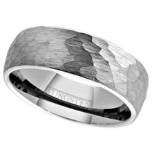 Load image into Gallery viewer, Mens Wedding Band Rings for Men Wedding Rings for Womens / Mens Rings Silver Hammered Handmade - Jewelry Store by Erik Rayo
