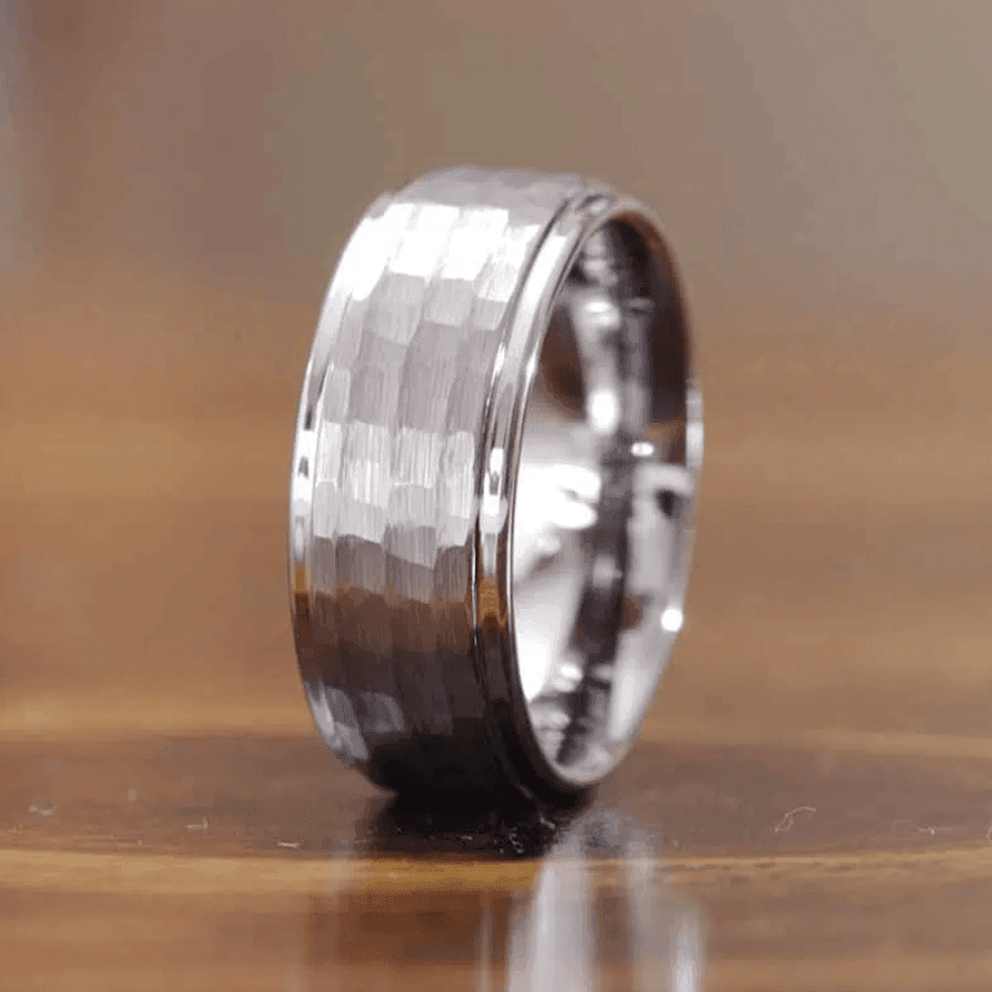Tungsten Rings for Men Wedding Bands for Him Womens Wedding Bands for Her 8mm Band Sizes 7-15 9mm CZ - Jewelry Store by Erik Rayo