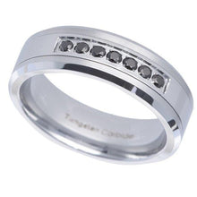 Load image into Gallery viewer, Mens Wedding Band Rings for Men Wedding Rings for Womens / Mens Rings Black Diamonds Ring Size 7-15 - Jewelry Store by Erik Rayo
