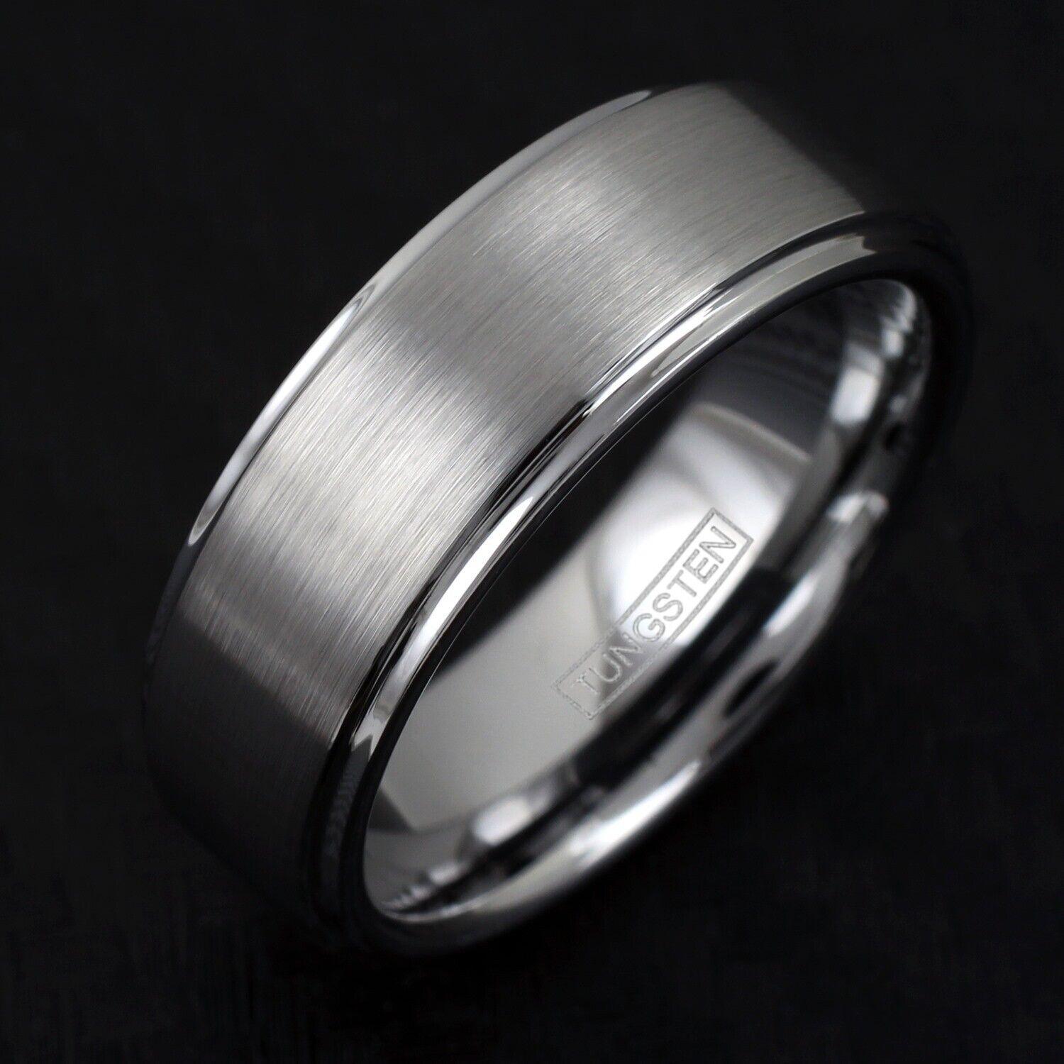 Men's Wedding Band Rings - Brushed Finish - Venice Collection - Wedding Rings for Men and Women - Jewelry Store by Erik Rayo