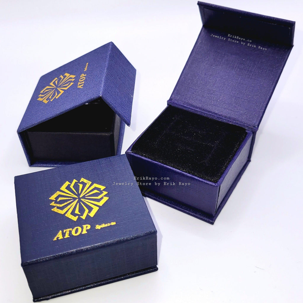 Men's Wedding Band Rings - Black Silver Dome Center - Wedding Rings for Men and Women - Jewelry Store by Erik Rayo