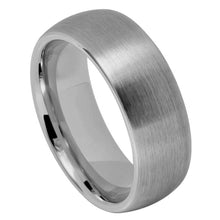 Load image into Gallery viewer, Mens Wedding Band Rings for Men Wedding Rings for Womens / Mens Rings Silver Domed Classic Brushed Finish - Jewelry Store by Erik Rayo
