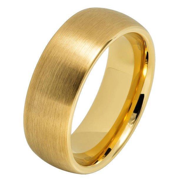 Tungsten Rings for Men Wedding Bands for Him Womens Wedding Bands for Her 8mm Sizes 7-15 8mm CZ 8mm GP - Jewelry Store by Erik Rayo