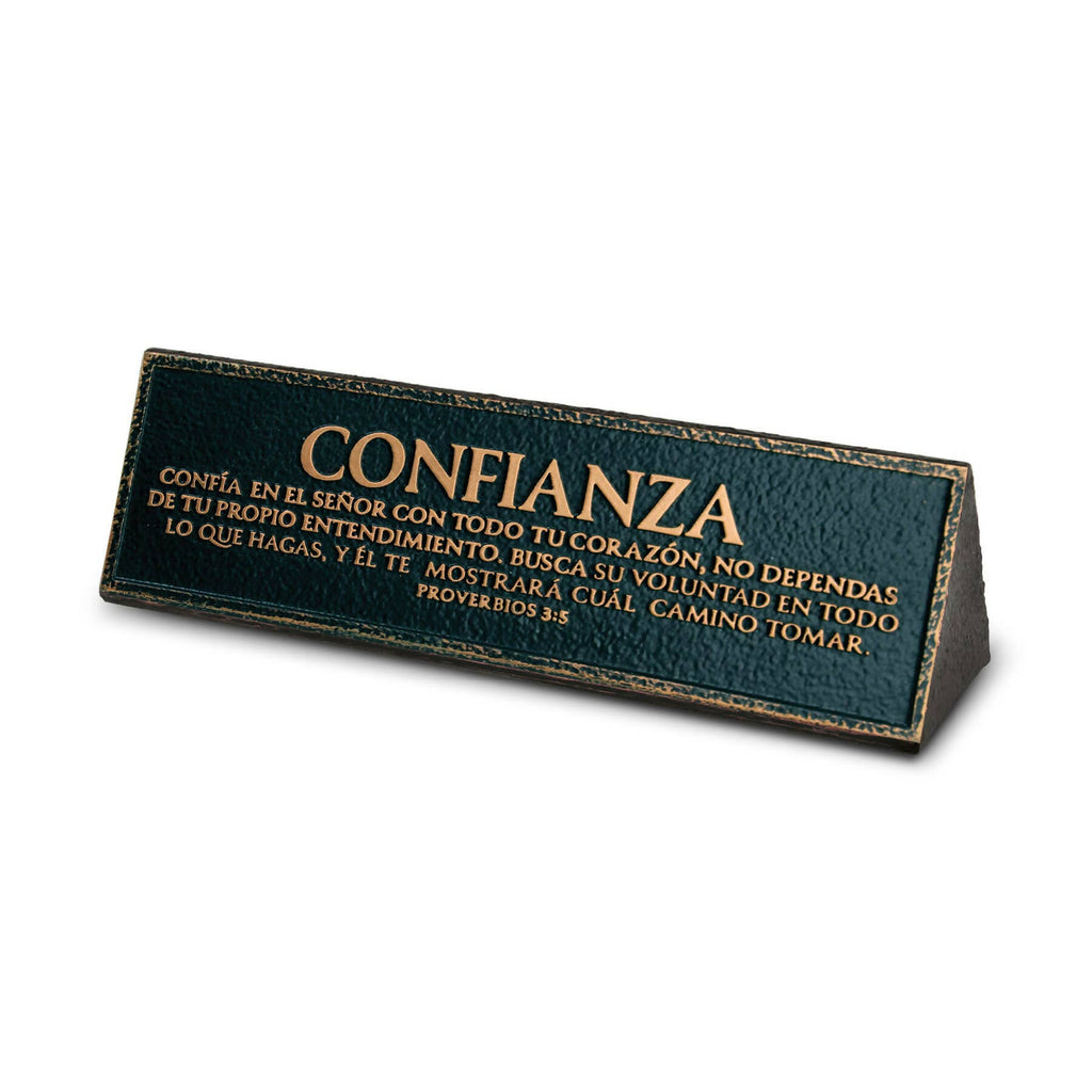 LCP Plaque Spanish Confianza Proverbios 3:5