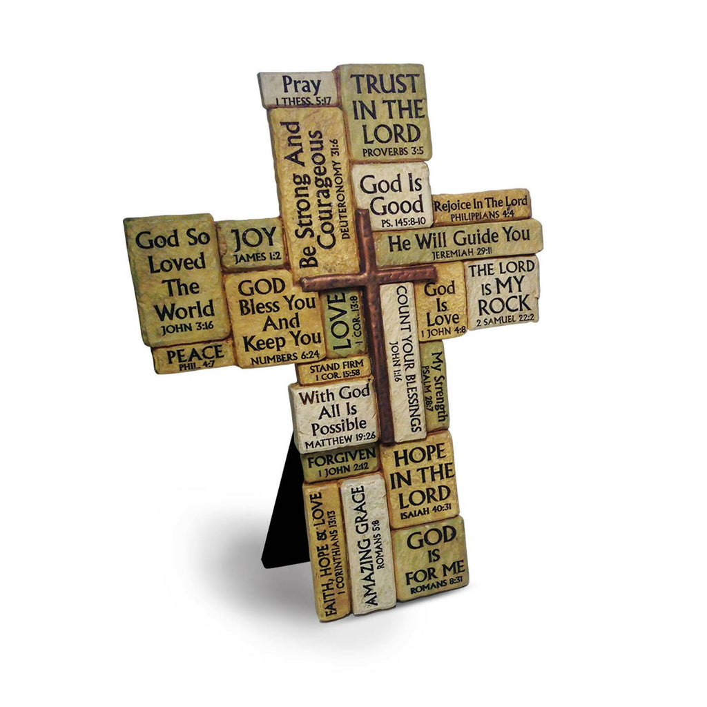 LCP Stacked Stones Desktop Cross