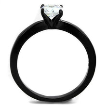 Load image into Gallery viewer, Wedding Rings for Women Engagement Cubic Zirconia Promise Ring Set for Her in Black Tone Abigail - Jewelry Store by Erik Rayo
