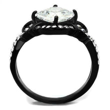 Load image into Gallery viewer, Wedding Rings for Women Engagement Cubic Zirconia Promise Ring Set for Her in Black Tone Juliette - Jewelry Store by Erik Rayo
