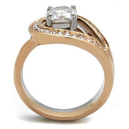 Wedding Rings for Women Engagement Cubic Zirconia Promise Ring Set for Her in Black Tone Rosemary - Jewelry Store by Erik Rayo