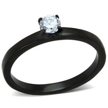 Load image into Gallery viewer, Wedding Rings for Women Engagement Cubic Zirconia Promise Ring Set for Her in Black Tone Sara - Jewelry Store by Erik Rayo
