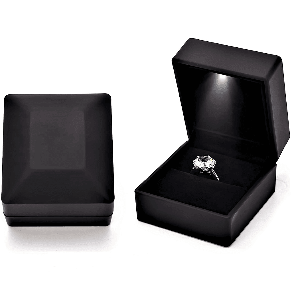 Wedding Rings for Women Engagement Cubic Zirconia Promise Ring Set for Her in Brown Coffee Tone Aquino - Jewelry Store by Erik Rayo