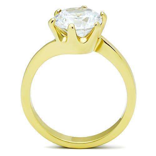 Wedding Rings for Women Engagement Cubic Zirconia Promise Ring Set for Her in Gold Tone Bethal - Jewelry Store by Erik Rayo