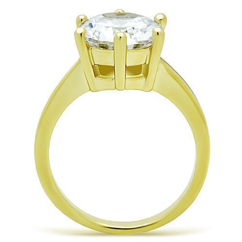 Wedding Rings for Women Engagement Cubic Zirconia Promise Ring Set for Her in Gold Tone Bethiany - Jewelry Store by Erik Rayo