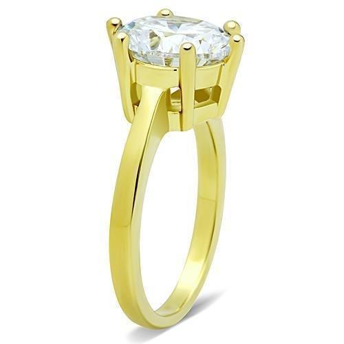 Wedding Rings for Women Engagement Cubic Zirconia Promise Ring Set for Her in Gold Tone Bethiany - Jewelry Store by Erik Rayo